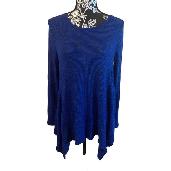 A New Approach Handkerchief Tunic Knit Sweater Winter Everyday School Workwear - Picture 1 of 11